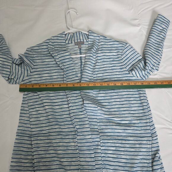 T by TALBOTS Striped Cardigan Open Sweatshirt Woman's Size S - Picture 6 of 7